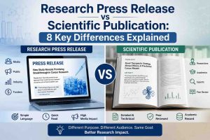 Research Press Release vs Scientific Publication 8 Key Differences Explained