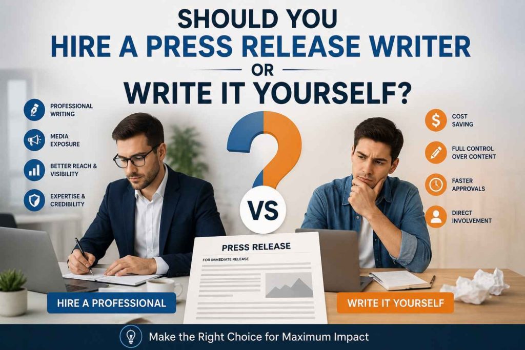 Should You Hire a Press Release Writer or Write It Yourself