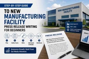 Step-by-Step Guide to New Manufacturing Facility Press Release Writing for Beginners