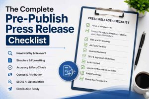 The Complete Pre-Publish Press Release Checklist