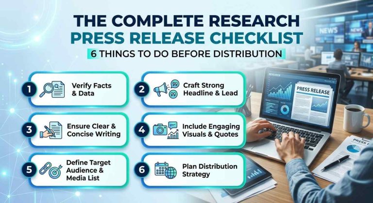 The Complete Research Press Release Checklist 6 Things to Do Before Distribution