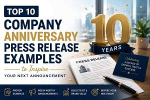 Top 10 Company Anniversary Press Release Examples to Inspire Your Next Announcement