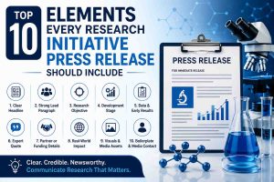Top 10 Elements Every Research Initiative Press Release Should Include