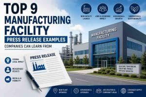 Top 9 Manufacturing Facility Press Release Examples Companies Can Learn From