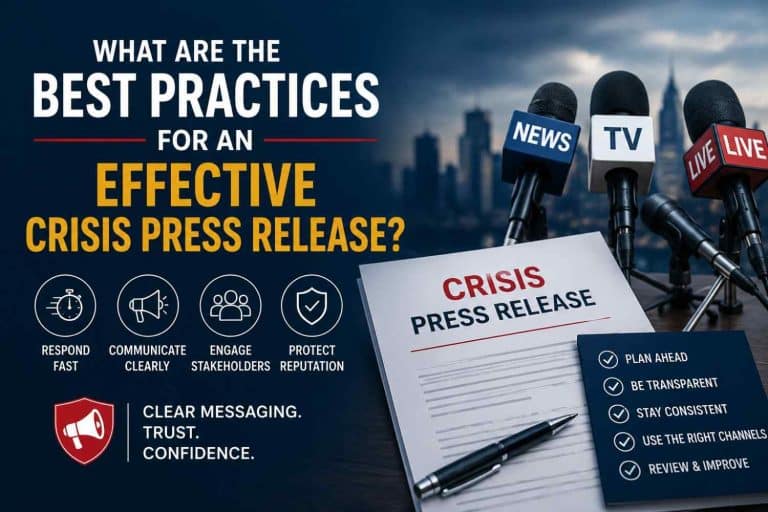What Are the Best Practices for an Effective Crisis Press Release