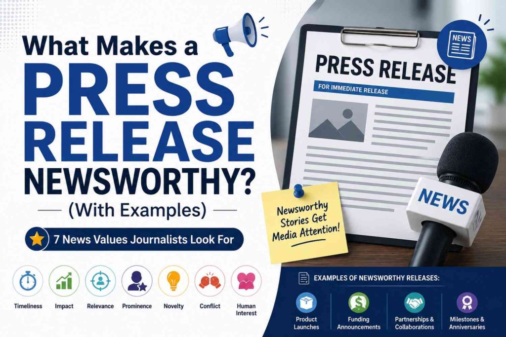 What Makes a Press Release Newsworthy (With Examples)