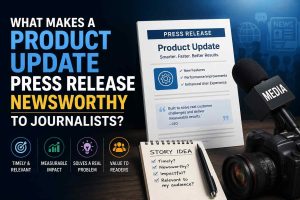 What Makes a Product Update Press Release Newsworthy to Journalists