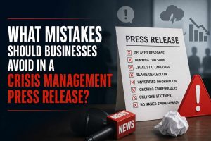 What Mistakes Should Businesses Avoid in a Crisis Management Press Release