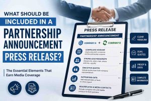 What Should Be Included in a Partnership Announcement Press Release