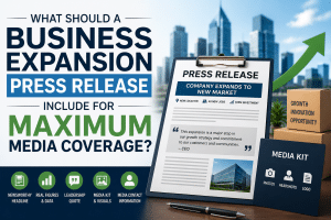 What Should a Business Expansion Press Release Include for Maximum Media Coverage