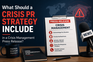What Should a Crisis PR Strategy Include in a Crisis Management Press Release