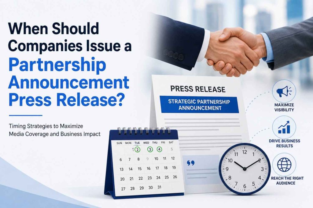 When Should Companies Issue a Partnership Announcement Press Release