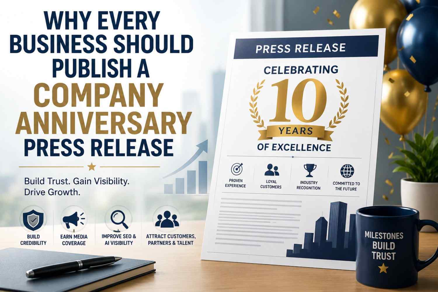 Why Every Business Should Publish a Company Anniversary Press Release