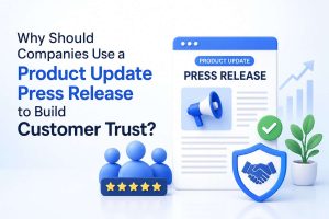 Why Should Companies Use a Product Update Press Release to Build Customer Trust