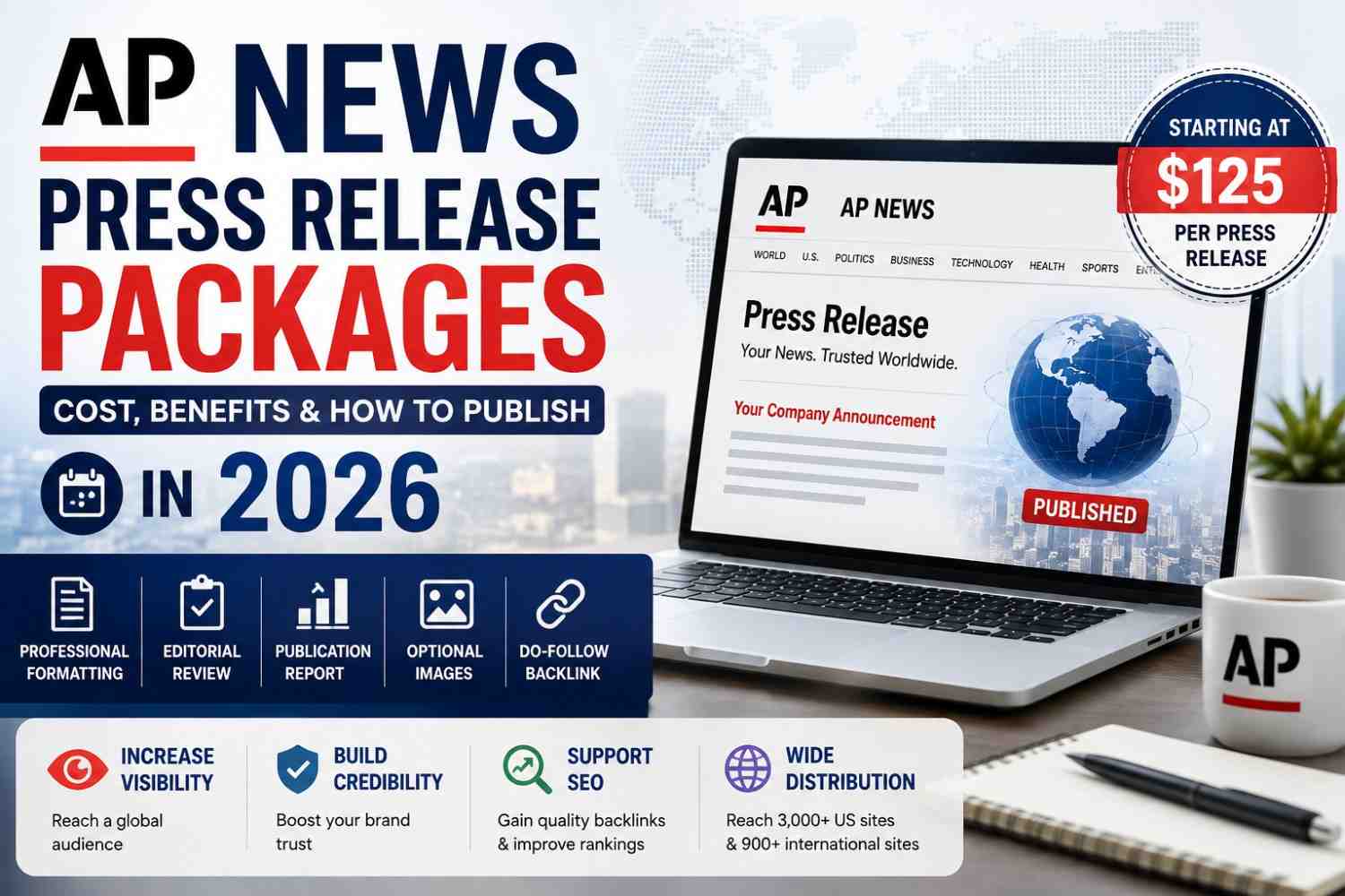 AP News Press Release Packages: Cost, Benefits & How to Publish in 2026