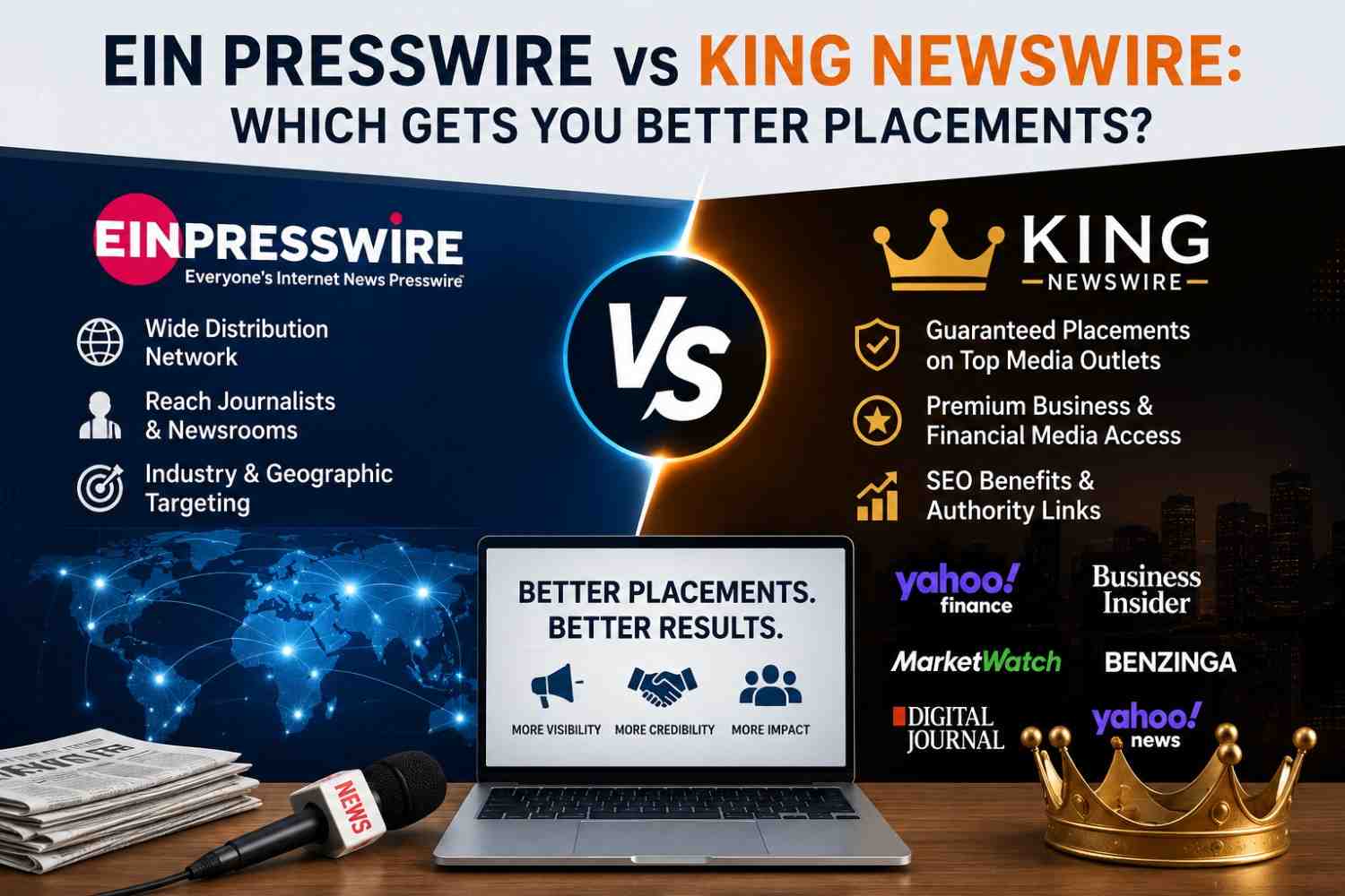 EIN Presswire vs King Newswire Which Gets You Better Placements
