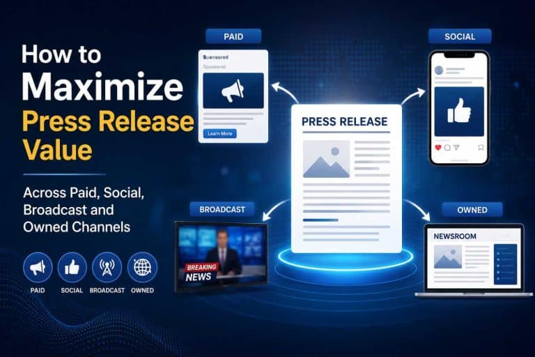 How to Maximize Press Release Value Across Paid, Social, Broadcast, and Owned Channels