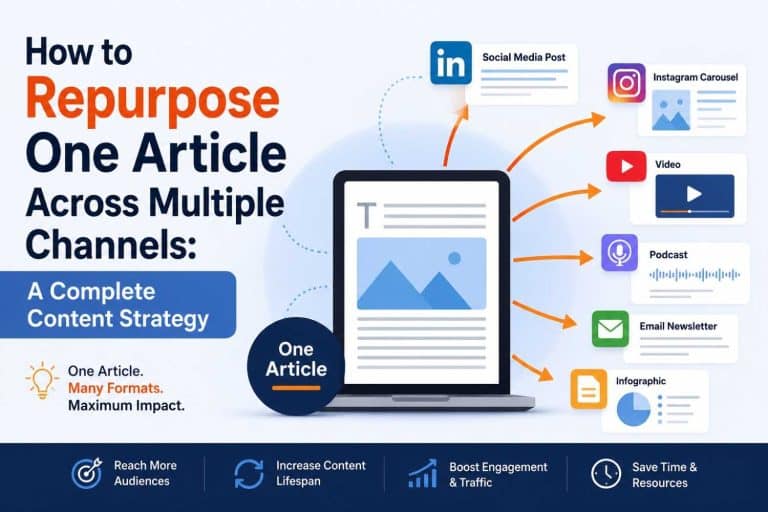 How to Repurpose One Article Across Multiple Channels A Complete Content Strategy