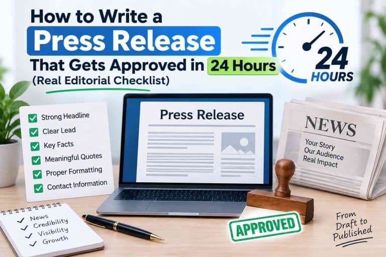 How to Write a Press Release That Gets Approved in 24 Hours (Real Editorial Checklist)