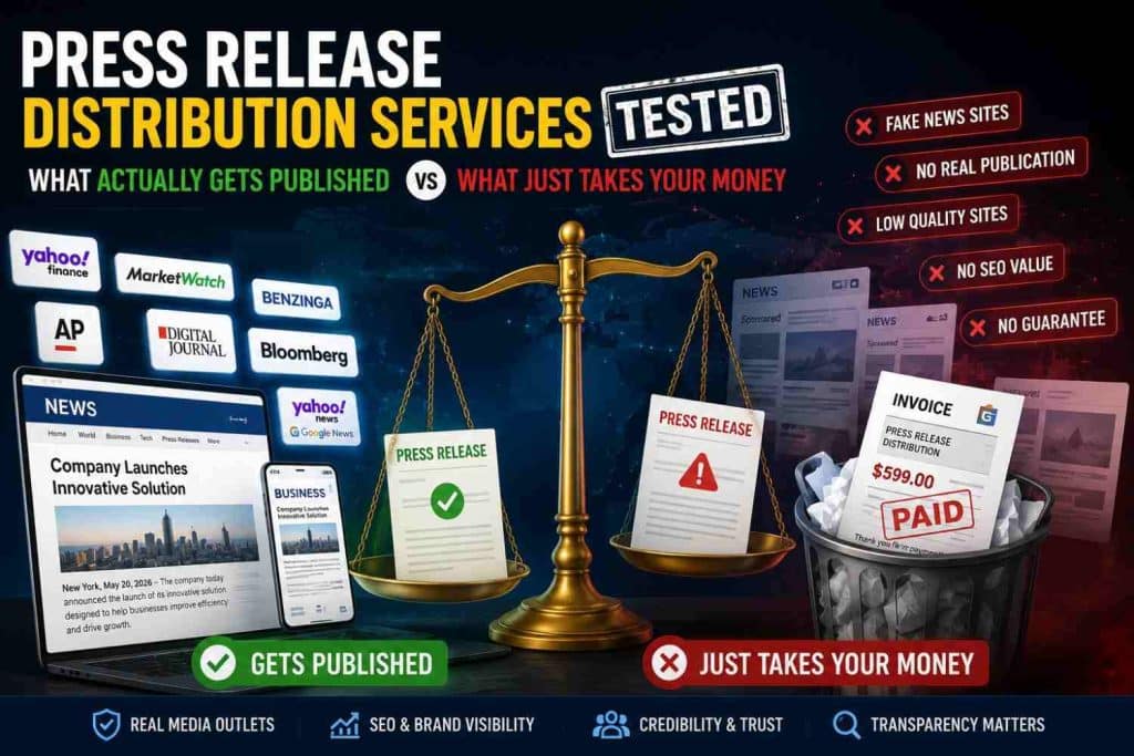 Press Release Distribution Services Tested What Actually Gets Published vs What Just Takes Your Money