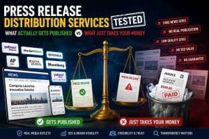 Press Release Distribution Services Tested What Actually Gets Published vs What Just Takes Your Money