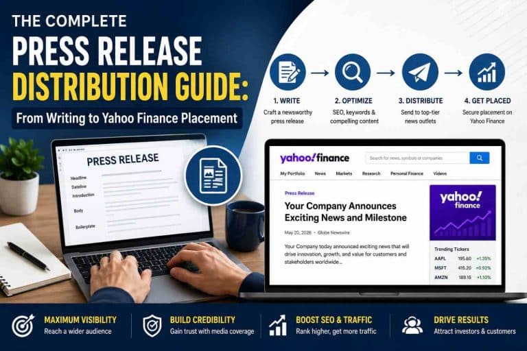 The Complete Press Release Distribution Guide From Writing to Yahoo Finance Placement