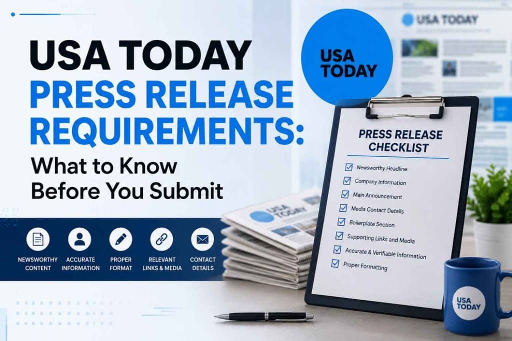 USA Today Press Release Requirements What to Know Before You Submit