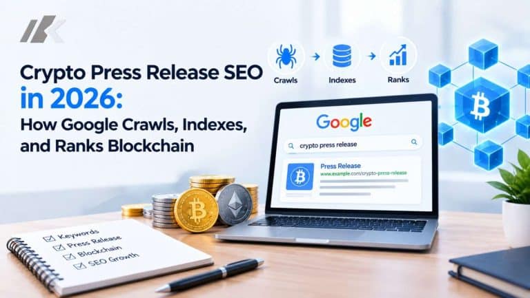 Crypto Press Release SEO in 2026 How Google Crawls, Indexes, and Ranks Blockchain