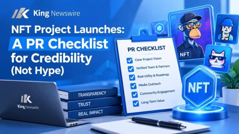 NFT Project Launches A PR Checklist for Credibility (Not Hype)
