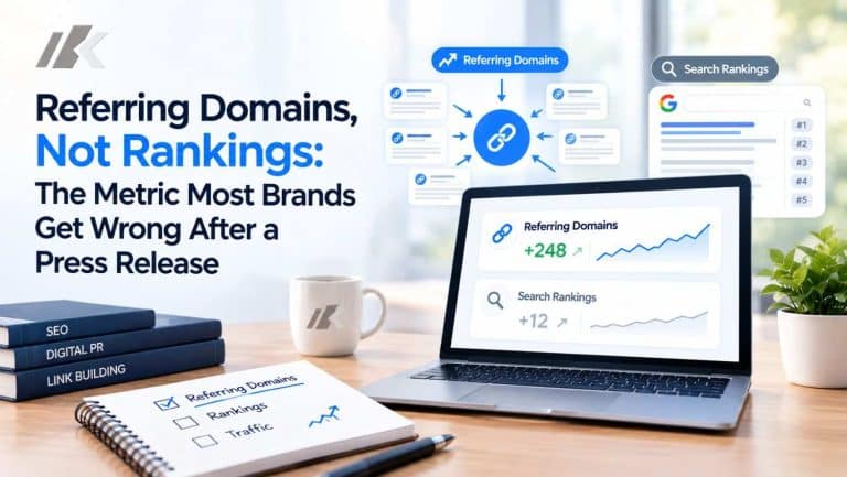 Referring Domains, Not Rankings The Metric Most Brands Get Wrong After a Press Release