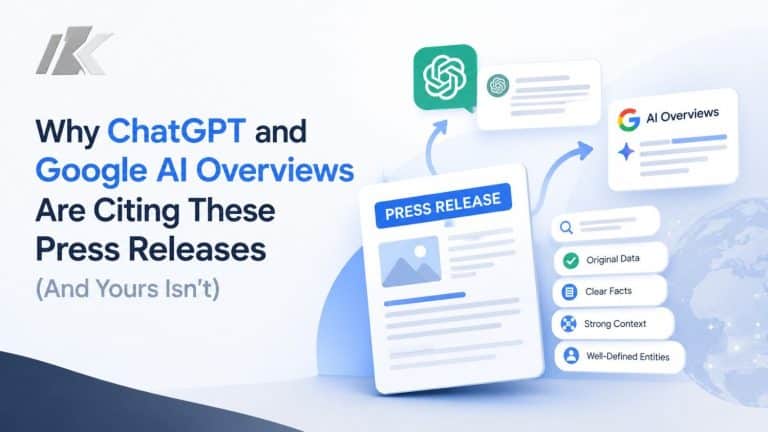 Why ChatGPT and Google AI Overviews Are Citing These Press Releases (And Yours Isn't)